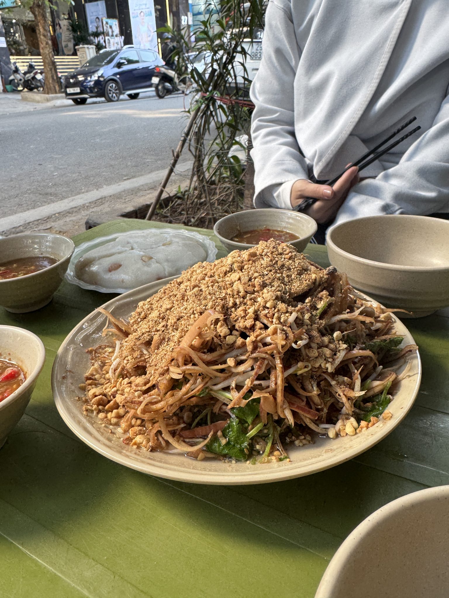Lotus stem salad